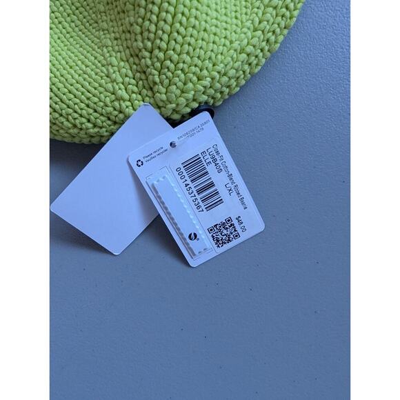 NWT Lululemon Close-Fit cotton-Blend Ribbed Knit Beanie ELLE yellow Size L/XL main image 8